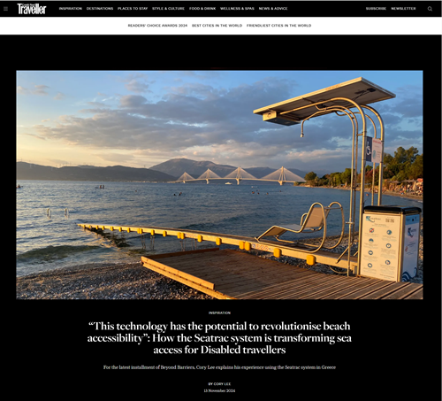 Conde Nast Traveler article