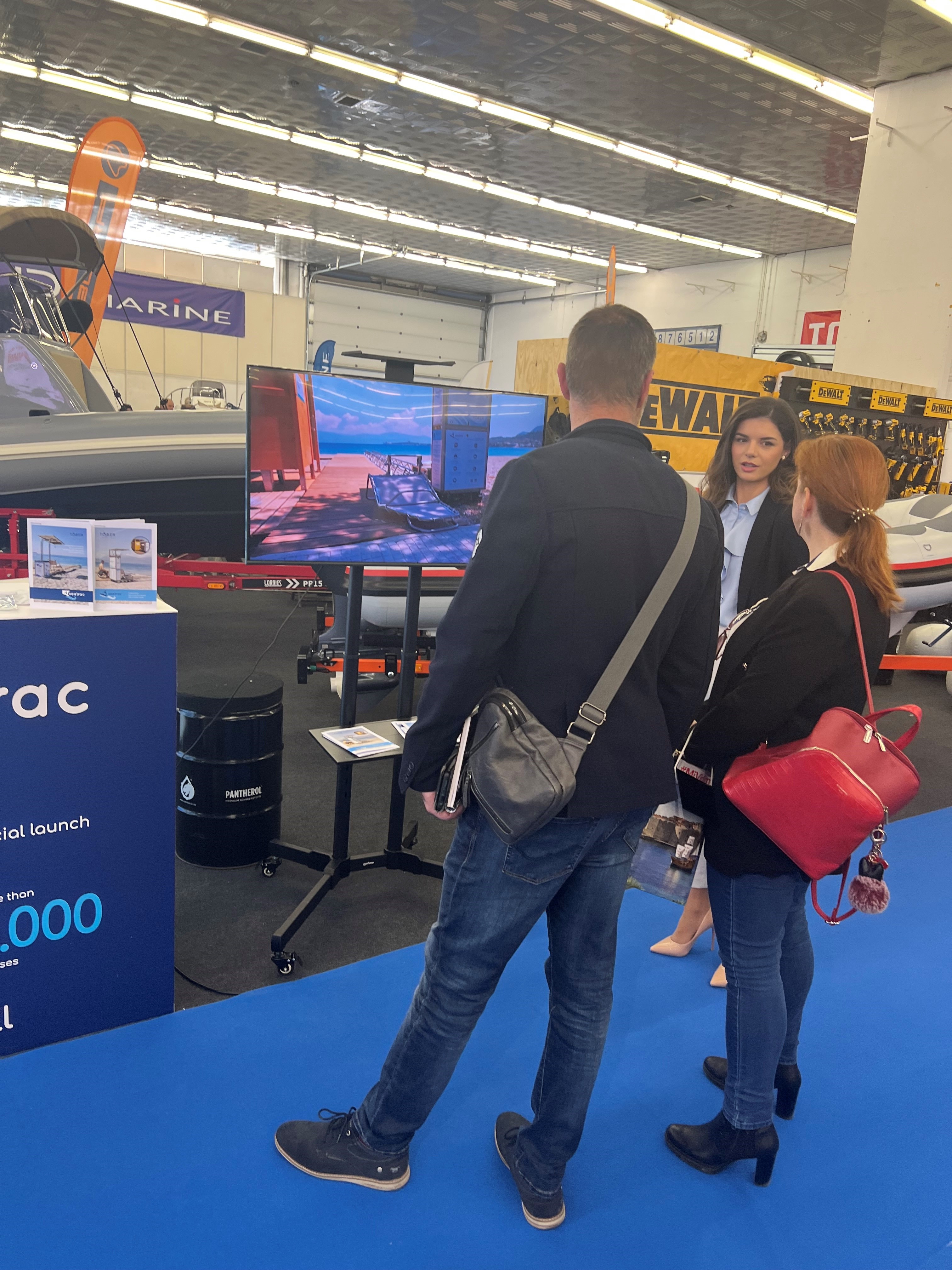 SEATRAC in Zagreb Boat Show, visitors in booth 8A